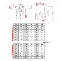 Judo-Anzug SHORI - 180 cm