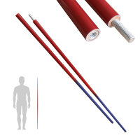 Bo-Stab Carbon zerlegbar konisch rot/blau - 2 Teile