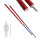 Bo-Stab Carbon zerlegbar konisch rot/blau - 2 Teile