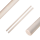 2x Escrima stick white wax wood