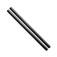 Escrima-Stock Hartholz schwarz mit Griff 2er Pack