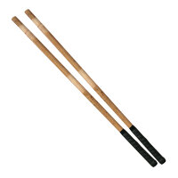 Escrima Stick Ultralight Rattan - Ledergriff, 2er Pack