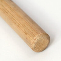 Escrima Stick Premium Rattan - ungeschält, Ledergriff, 10er Pack