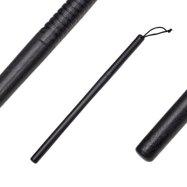 Hard plastic baton with handle