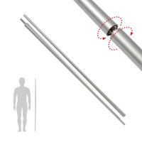 Bo-Stab Carbon zerlegbar konisch silber - 2 Teile