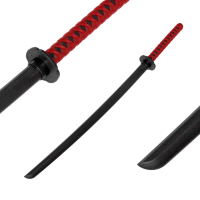 Katana Hartplastik rot/schwarz - Typ L
