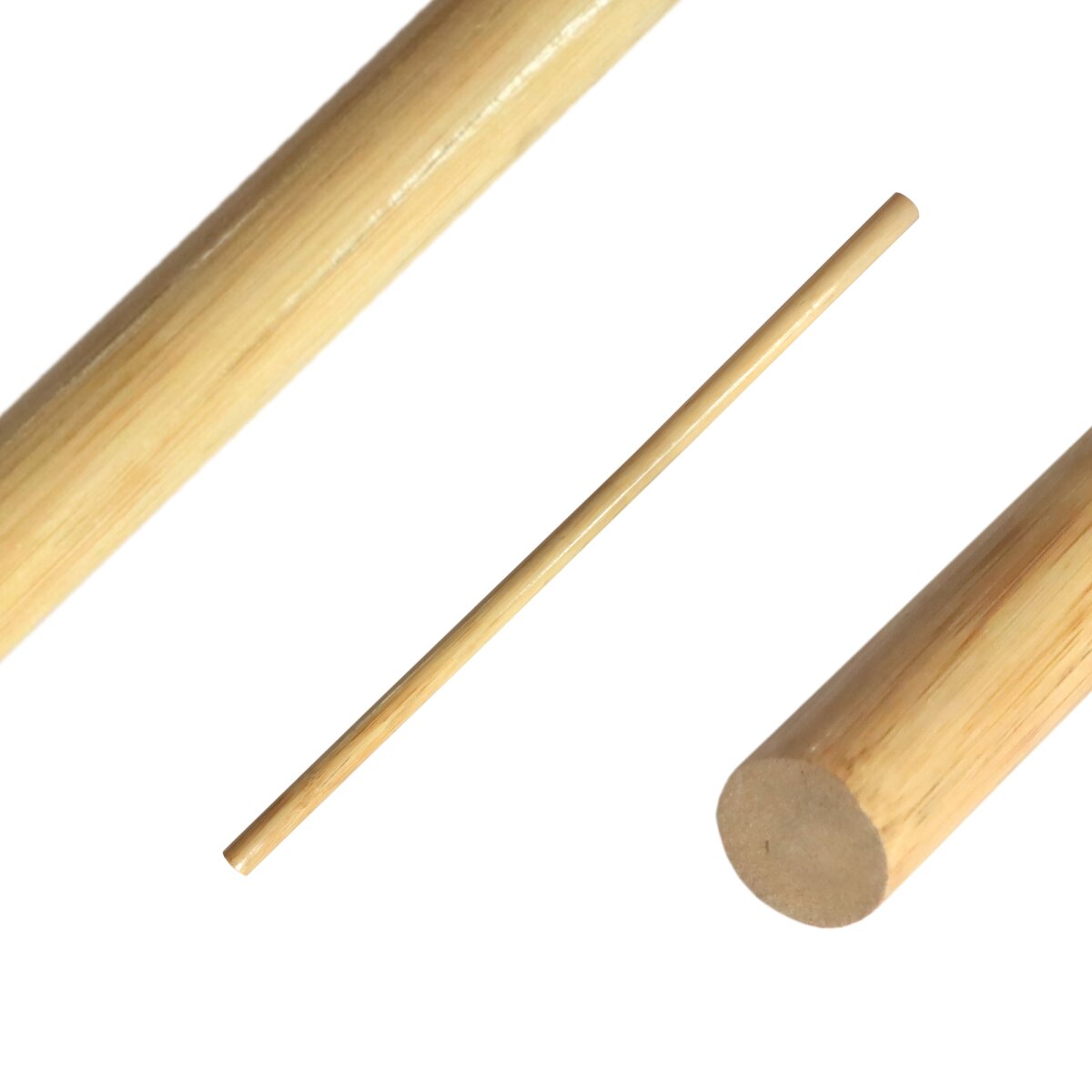 Bastoni Escrima In Rattan Per Arti Marziali Filippine – Arnis, Kali, Silat, Coppia Bilanciata, Lunghezza 66 Cm, Diametro 20/25 Mm