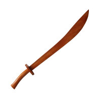 Wooden kung-fu broad sword