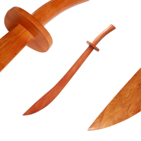 Wooden kung-fu broad sword