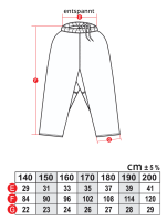Karatehose schwarz 12 oz