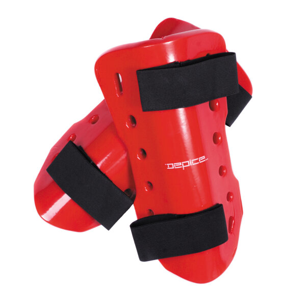 Shin guard SECURE red