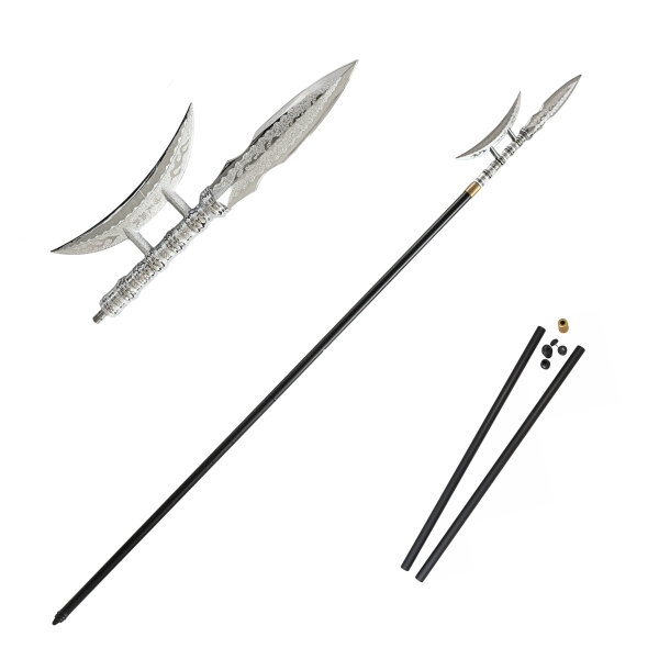Speer / Hellebarde / Ji + zerlegbarer Stab