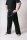 Kickboxhose schwarz - Satinhose 200 cm