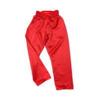 Kickboxhose rot - Satinhose 180 cm