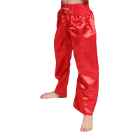 Kickboxhose rot - Satinhose