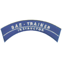 BAE instructor patch