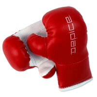 Mini boxing gloves on cord red