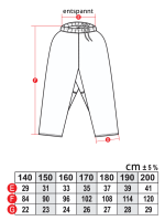Karatehose schwarz - 180 cm