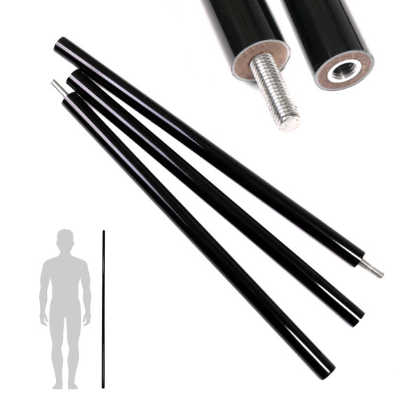 Bo-Stab Carbon zerlegbar schwarz - / 3 Teile