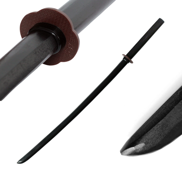 Black wooden bokken