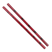 Escrima Rattan rot/schwarz 2er Pack