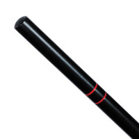 2x Black escrima stick / baton red oak