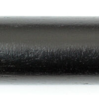 2x Black escrima stick / baton red oak