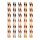 Escrima Liguster Spiralmuster - 10er Pack